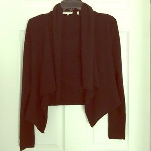 Black Long-Sleeved Vince Cashmere Cardigan